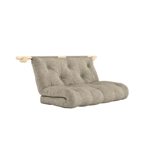 Karup Hooked Sofa Bed With Mattress 135x200 Raw/641 Warm Sand