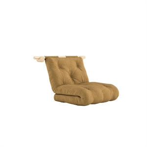 Karup Hooked Sofa Bed With Mattress 75x200 Raw/643 Golden Ochre