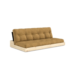 Karup Base Sofa Bed With 5-Layer Mattress Black Night/643 Golden Ochre