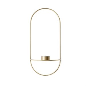 MENU POV Oval Telys Candlestick Brass