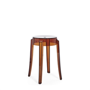 Kartell Charles Ghost Stool H45 Amber