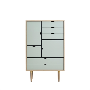 Andersen Furniture S5 Cabinet Oak/Ocean Grey