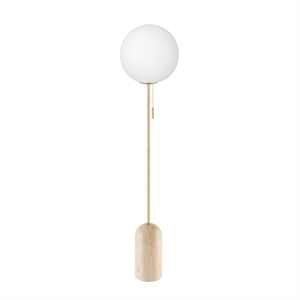 Globen Lighting Torrano Floor Lamp Beige Travertine