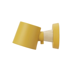 Normann Copenhagen Rise Wall Lamp Yellow Without Cord