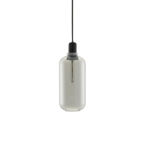 Normann Copenhagen Amp Pendant Large Smoke-coloured/Black