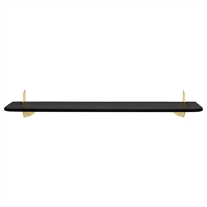 AYTM AEDES Shelf Black/ Gold L80 cm