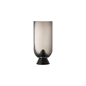AYTM GLACIES Vase Black H18 cm