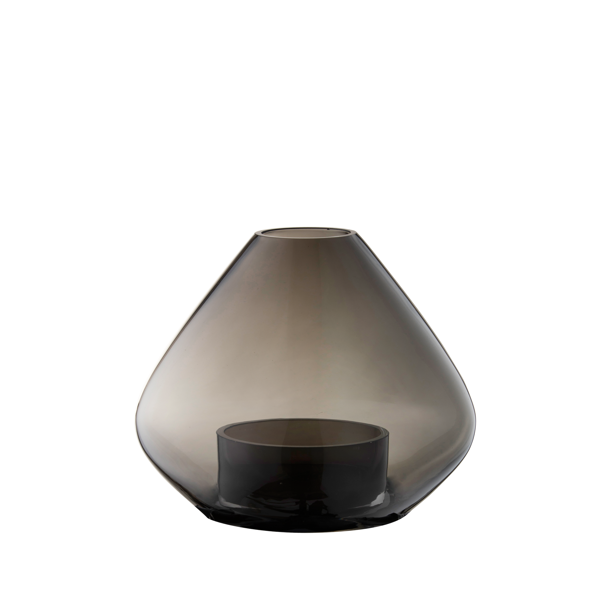 AYTM UNO Lantern/Vase Black H11,5 cm