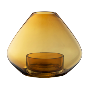 AYTM UNO Lantern/Vase Amber H21 cm