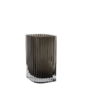 AYTM FOLIUM Vase 25 cm Black