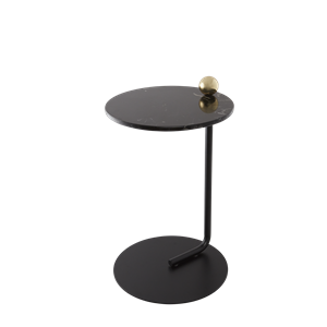 AYTM CASTELLUM Side Table Gold/ Black