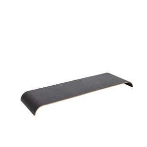 AYTM CURVA Wooden Panel For Shelf Long Black