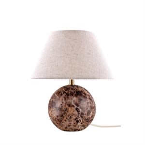 Globen Lighting Castello Table Lamp 35 Brown Marble