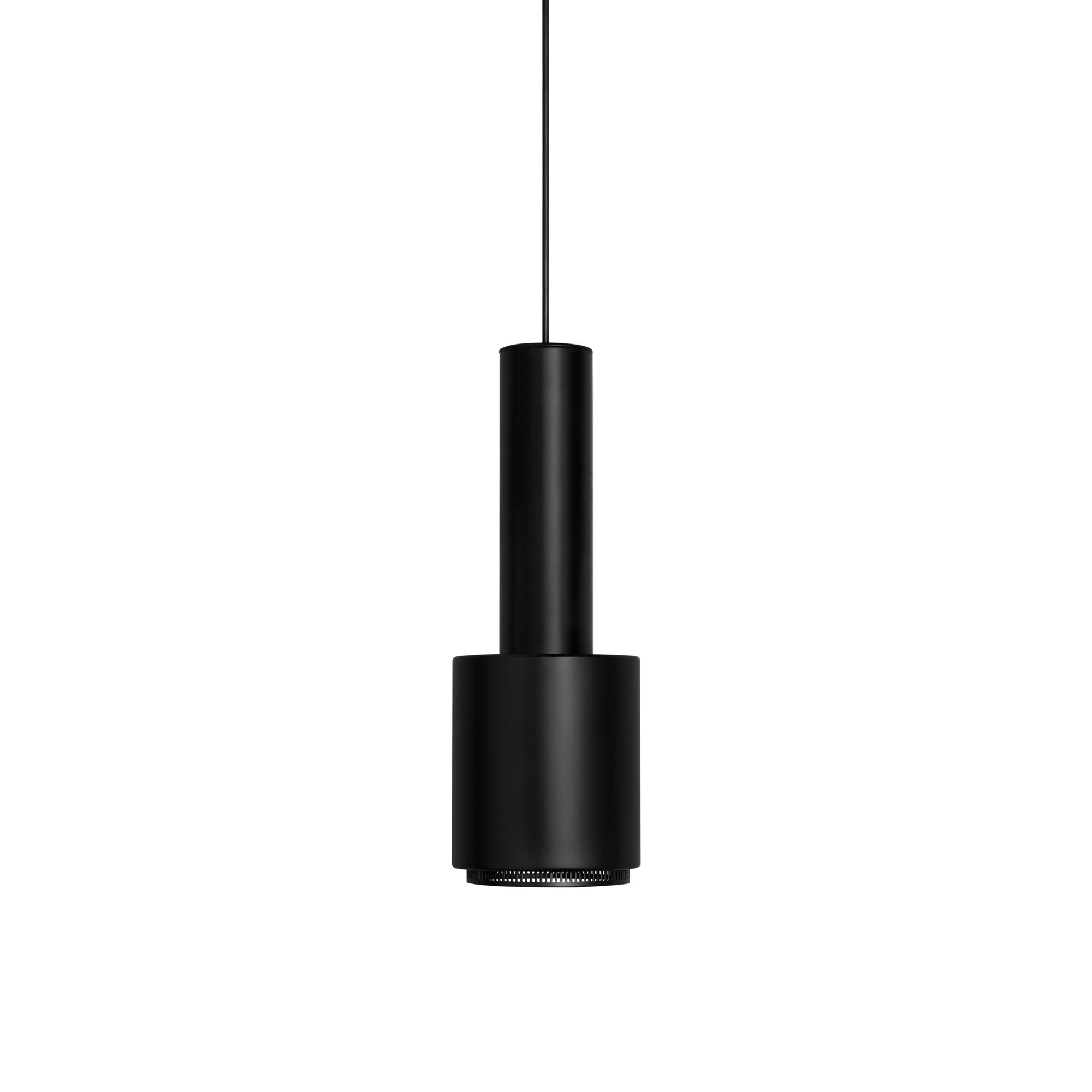 artek Hand Grenade A110 Pendant Black & Brass | AndLight