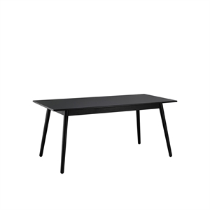FDB Furniture C35B Dining Table 160 cm Black Oak