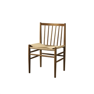 FDB Furniture J80 Dining Chair Smoked Oak/Natural Seat