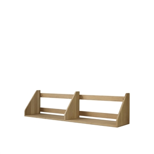 FDB Furniture B5 Shelf 100 cm Lacquered Oak