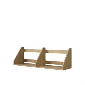 FDB Furniture B5 Shelf 80 cm Lacquered Oak