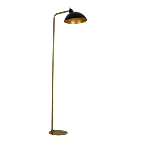 Dyberg Larsen Futura Floor Lamp Matt Black/ Gold/Brass