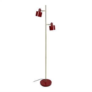 Dyberg Larsen Ocean Floor Lamp Dark Red/ Brass