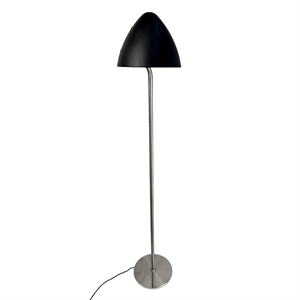 Dyberg Larsen Oulu Floor Lamp Black/ Brushed Steel