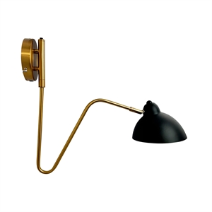Dyberg Larsen Futura Wall Lamp With Brass Arm