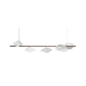 Nuura Florii 5 Linear Pendant Dark Bronze/ White