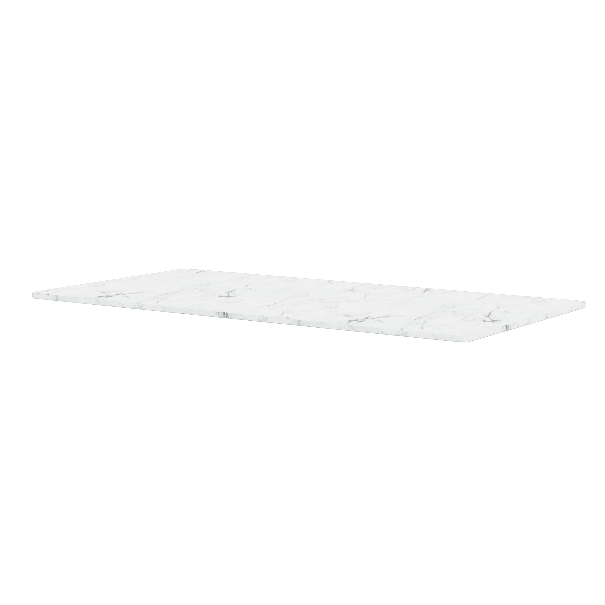 Montana Panton Wire Top Plate White Marble 70.1 cm x 34.8 cm