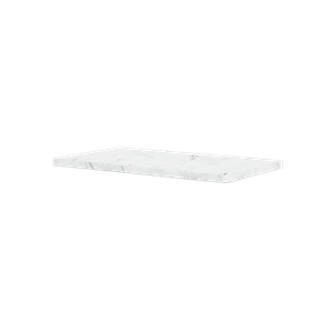 Montana Panton Wire Top Plate White Marble 34.8 cm x 18.8 cm