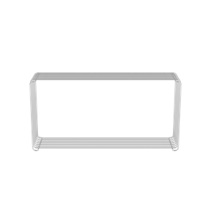 Montana Panton Wire Extended Shelf Chrome 70 cm x 18.8 cm