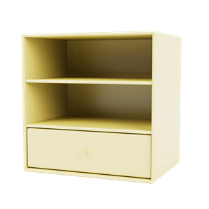 Montana Mini 1005 Bookcase with Drawer Camomile