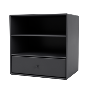 Montana Mini 1005 Bookcase with Drawer Anthracite