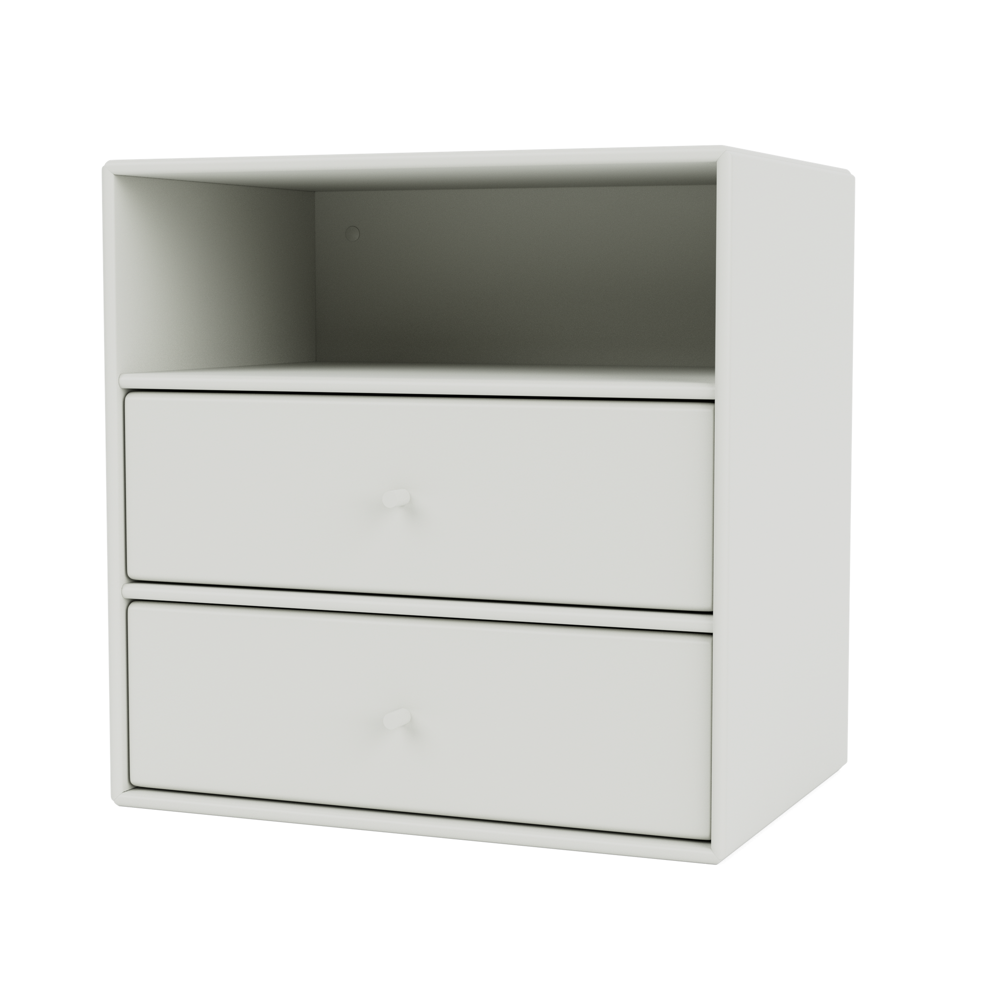 Montana Mini 1006 Bookcase with 2 Drawers Nordic