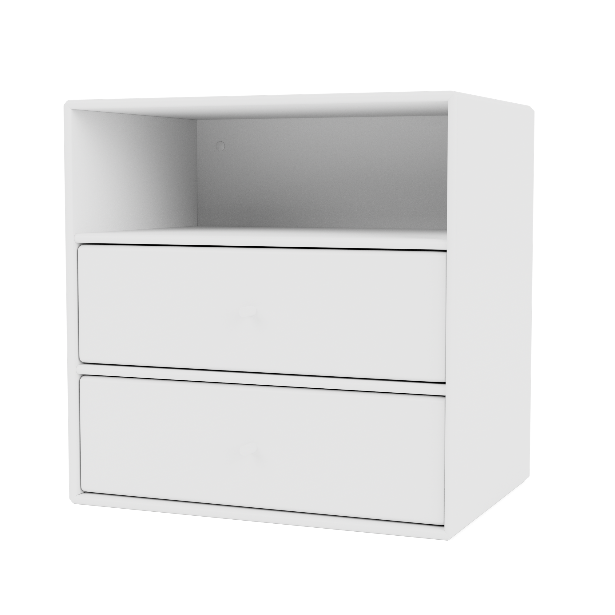 Montana Mini 1006 Bookcase with 2 Drawers New White