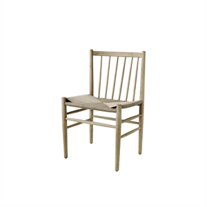 FDB Furniture J80 Dining Chair Oiled Oak/Natural Seat