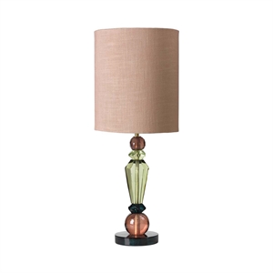 Cozy Living Caia Table Lamp Matcha/Dusty Rose