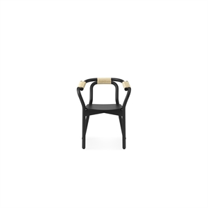 Normann Copenhagen Knot Dining Chair Black/ Natural