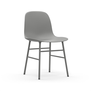 Normann Copenhagen Form Dining Chair Gray/ Gray Steel