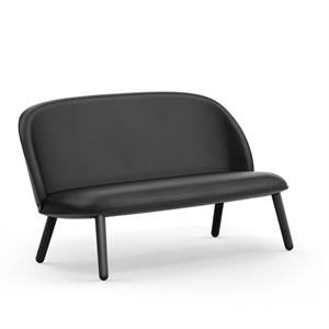 Normann Copenhagen Ace Sofa Black Oak/ Black Leather