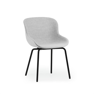 Normann Copenhagen Hyg Dining Chair Upholstered Black Steel/Synergy LDS16
