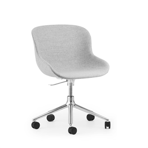 Normann Copenhagen Hyg Office Chair W. Wheels Upholstered Aluminum/ Synergy LDS16