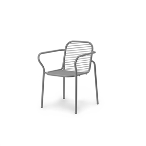 Normann Copenhagen Vig Outdoor Chair with Armrests Gray