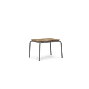 Normann Copenhagen Vig Side Table 55 x 45 cm Gray/Robinia