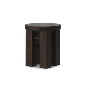 Normann Copenhagen Pine Stool Dark Brown