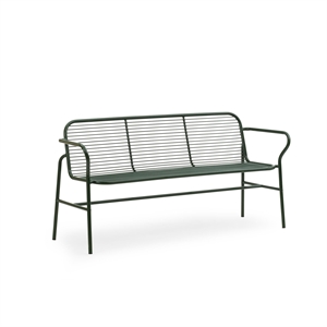 Normann Copenhagen Vig Outdoor Bench Dark Green