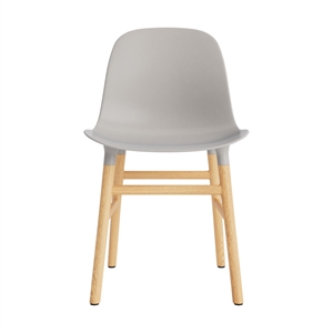 Normann Copenhagen Form Dining Chair Warm Gray/ Oak