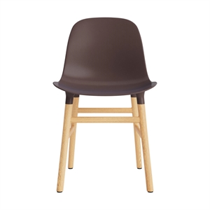 Normann Copenhagen Form Dining Table Chair Brown/ Oak