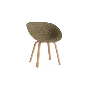 Normann Copenhagen Matt Dining Chair With Armrest Seaweed