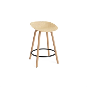 Normann Copenhagen Matt Bar Stool 65 cm Beech/ Black/Hemp