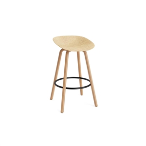 Normann Copenhagen Matt Bar Stool 75 cm Beech/ Black/Hemp